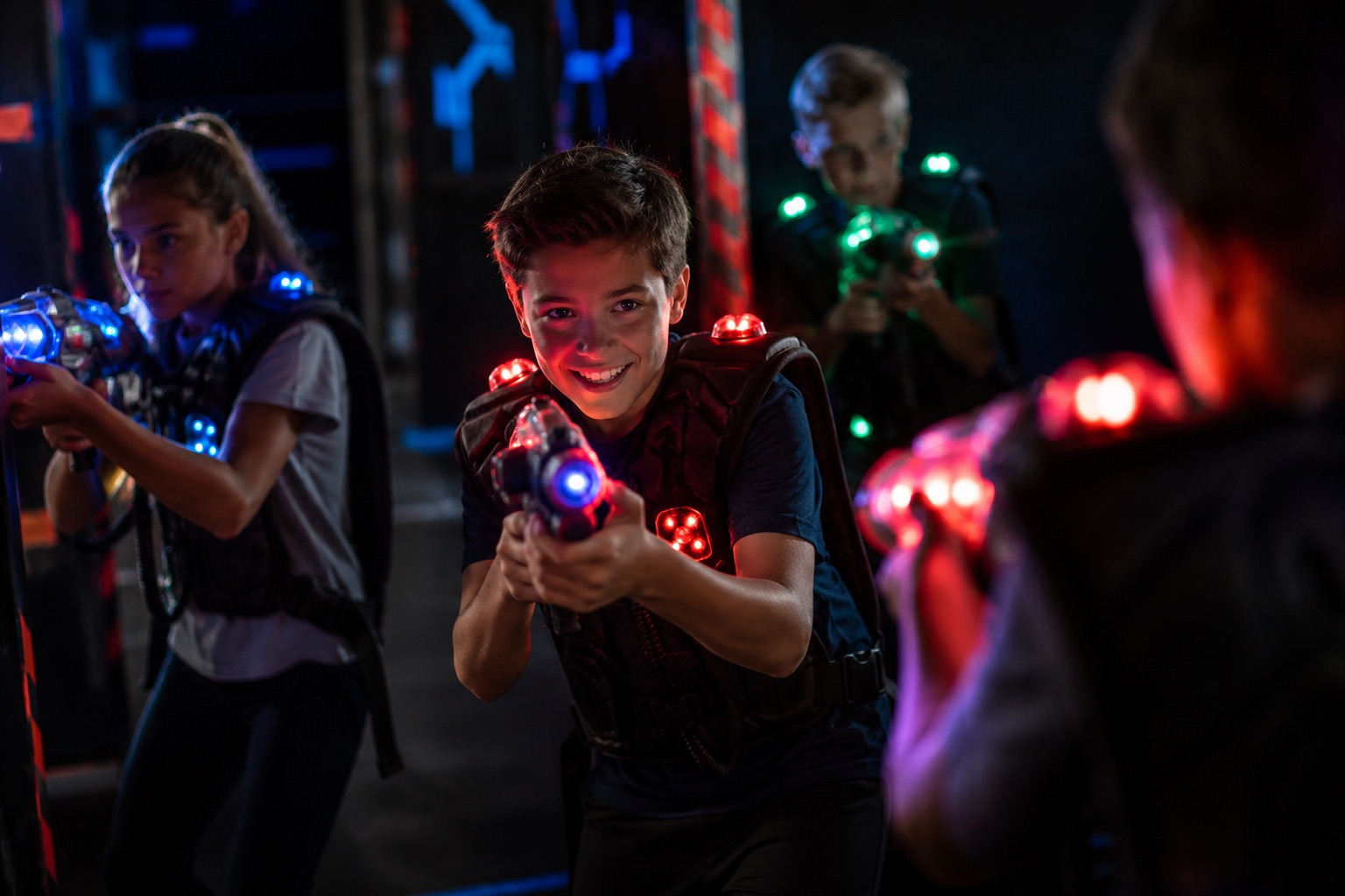 Laser tag at Buckley's Family Adventure